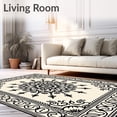 thumbnail image 2 of ODIKA 2x3 Machine Washable Non-Slip Area Rug, Luxurious Medallion Swirl Lattice Vintage Inspired Boho Chic Ultra Soft Rug, None, 578789, 2 of 7