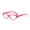 Hot Pink, variant on Square Cat Eye for Small Metal Frames with Rhinestone Fashionable Sun Glasses Hot Pink One Size