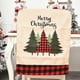 thumbnail image 2 of Kearding Funda para silla de Navidad de dibujos animados, funda para barra de casa con encaje de rejilla, árbol de Navidad, flor, funda Kits de decoración para fiestas Árbol de Navidad, 2 of 6