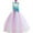 Lake Blue, variant on KAWELL Girls Mermaid Princess Dress Kids Mermaid Costume Dress up for Ariel 3-4Years