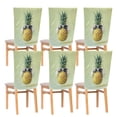 thumbnail image 6 of Decorative Chair Back Cover One Size x6 Chair Cover Dining Chair Slipcovers Chair Back Decoration Festival Chair Decoration Pineapple Glasses, 6 of 6