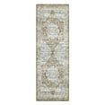thumbnail image 2 of Hasoo 2' x 6' Runner for Hallway Boho Vintage Rug Non Slip Throw Rugs Floral Bedroom Rug, Khaki, 2 of 5