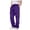 Purple@GC@, variant on CONZONE Kids Boys Cargo Sweatpants Wide Leg Sweat Pants for Child Elastic Waist Solid Athletic Jogger Pants with Pockets