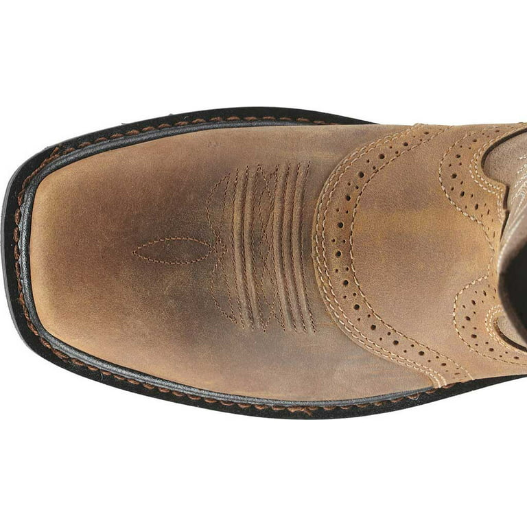 Ariat Men&s Sierra Aged Bark Wide Square Steel Toe Work Boots