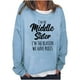 thumbnail image 1 of Sudadera de gran tamaño con estampado de letras y texto divertido para mujer, cuello redondo, manga larga, suelta, blusa individual Pompotops  gfhjh18802, 1 of 5