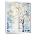 thumbnail image 2 of Designart "Forest View from Blue and White Window" Farm Framed Wall Art - Country Grey Farm Windows Living Room Framed Canvas Art, 2 of 6