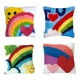 thumbnail image 2 of Billuyoard Kits de fabricación de cojines con patrón de arcoíris DIY de punto, disfrute de la diversión DIY con kits de aguja de lengüeta, Decoración del hogar ZD071 Arcoiris Rosa, 2 of 6