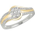 thumbnail image 3 of 1/2 Carat T.W. Diamond 10kt Two-Tone Gold Ring, 3 of 3