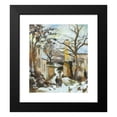 thumbnail image 2 of Camille Pissarro 20x23 Black Modern Framed Museum Art Print Titled - The Rondest House in the Snow, Pontoise or Chemin De L'Hermitage, Pontoise, Under the Snow (circa 1875), 2 of 5