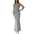 thumbnail image 5 of Michellecmm  Women's Bodycon Long Dress Spaghetti Strap Dress Backless Dress, 5 of 9