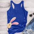 thumbnail image 3 of frariair Easter Shirts for Women Summer O Neck Top Sleeveless TShirts Rabbit Pattern Print Tank Tops Graphic Tees Summer Tank Top, 3 of 5