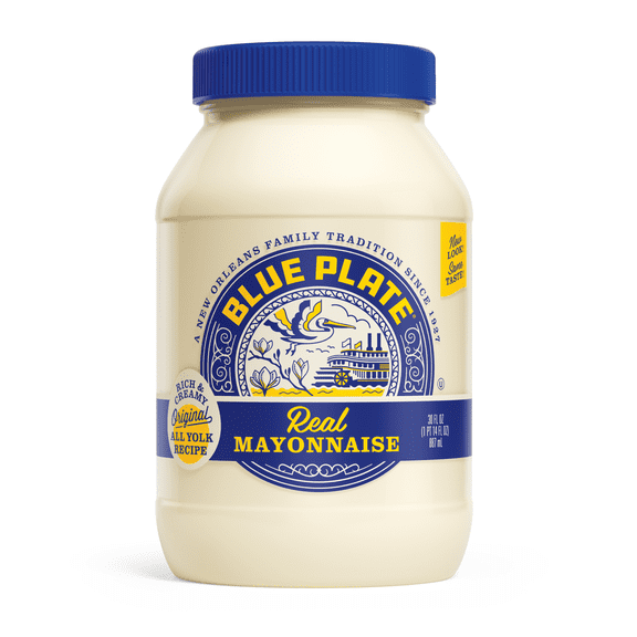 Blue Plate Real Mayonnaise, 30 fl oz Jar