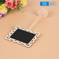 thumbnail image 3 of Mini pizarras cuadradas ahuecadas, 10 Uds., bordes decorativos, tablero negro con soporte Likrtyny 1rl4tr3sm0wz1zz9, 3 of 9