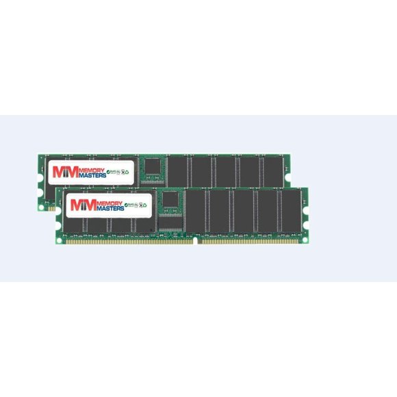 MemoryMasters 1GB 2 X 512MB PC2700 333MHz 184 pin DDR SDRAM Non-ECC DIMM Memory RAM Compatible for HP Compaq Evo Business Desktop D530