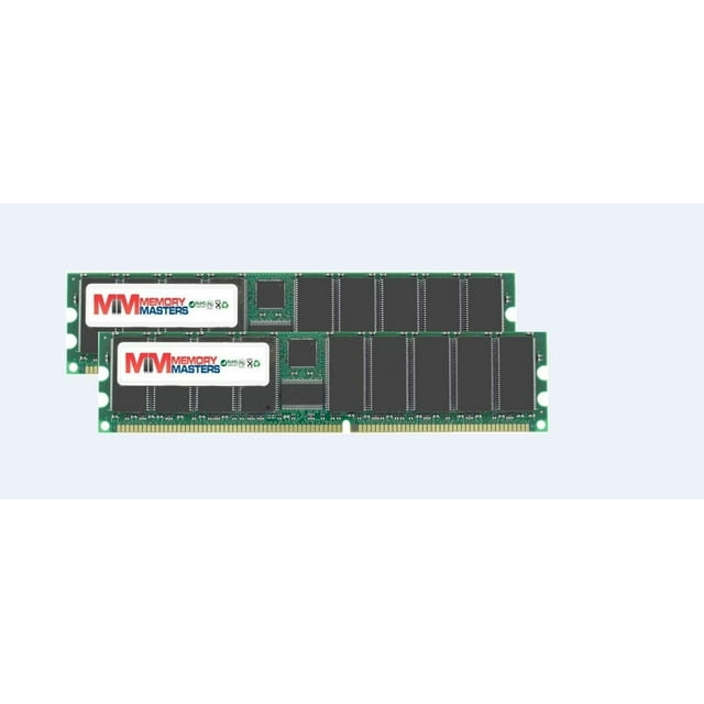 MemoryMasters 1GB 2 X 512MB PC2700 333MHz 184 pin DDR SDRAM Non-ECC DIMM Memory RAM Compatible for HP Compaq Evo Business Desktop D530