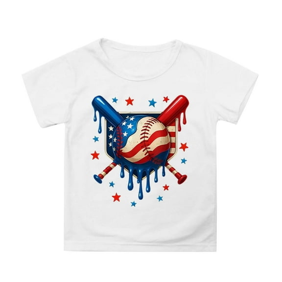 WMQPNNS Shirts for Girl Kids Shirts 5t Casual Short Sleeve Crew Neck Tops Loose Fit Printed Cotton Tops Shirts Graphic Tee Shirt for Summer(Size 12-13 Years, White-1)