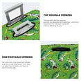 thumbnail image 3 of Fotbe large mouth green color bass fish Luggage Cover Protector, Suitcase Protector，Scratch and Dirt Resistant, Fits 18-32 Inch Luggage-X-Large, 3 of 7