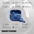 thumbnail image 2 of Tune 230 NC TWS - Auriculares intrauditivos, inalámbricos, Bluetooth, resistentes al agua y con cancelación de ruido, hasta 40 horas de duración de la batería, en azul ER, 2 of 5