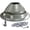 Grey - Round Base (1 PCS)-#6 (Pipe OD 5" to 9"), variant on #7 Silicone Metal Roof Pipe Flashing High Temp Vent Boot Flexible Jack For Od 6" To 11" Roofing Screws & Hex Socket Included 1 Pack
