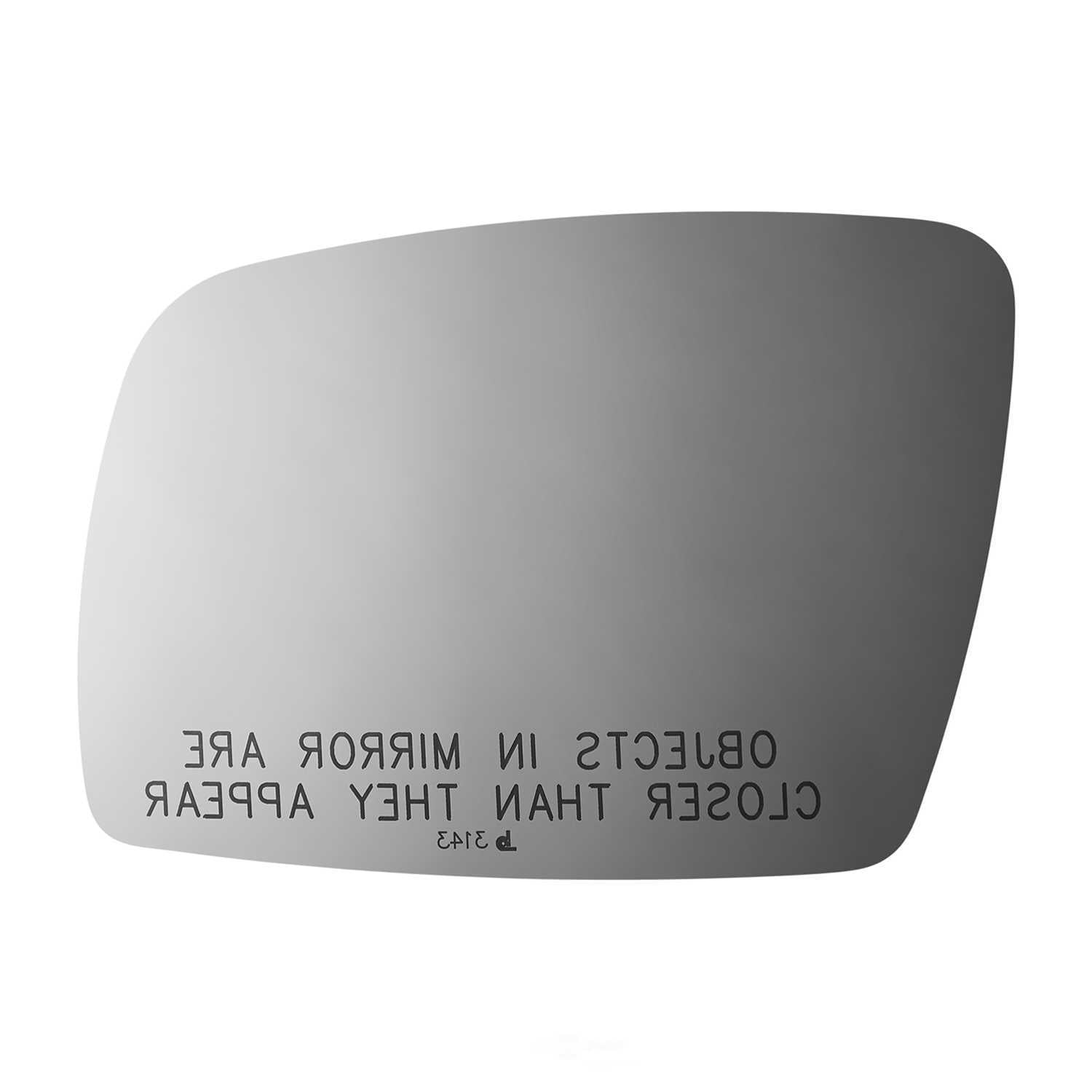Burco Side View Mirror Replacement Glass - Clear Glass - 3143