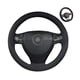 thumbnail image 1 of Funda De Cuero Antideslizante Para Volante Tipo O Modelo Negro, 1 of 4