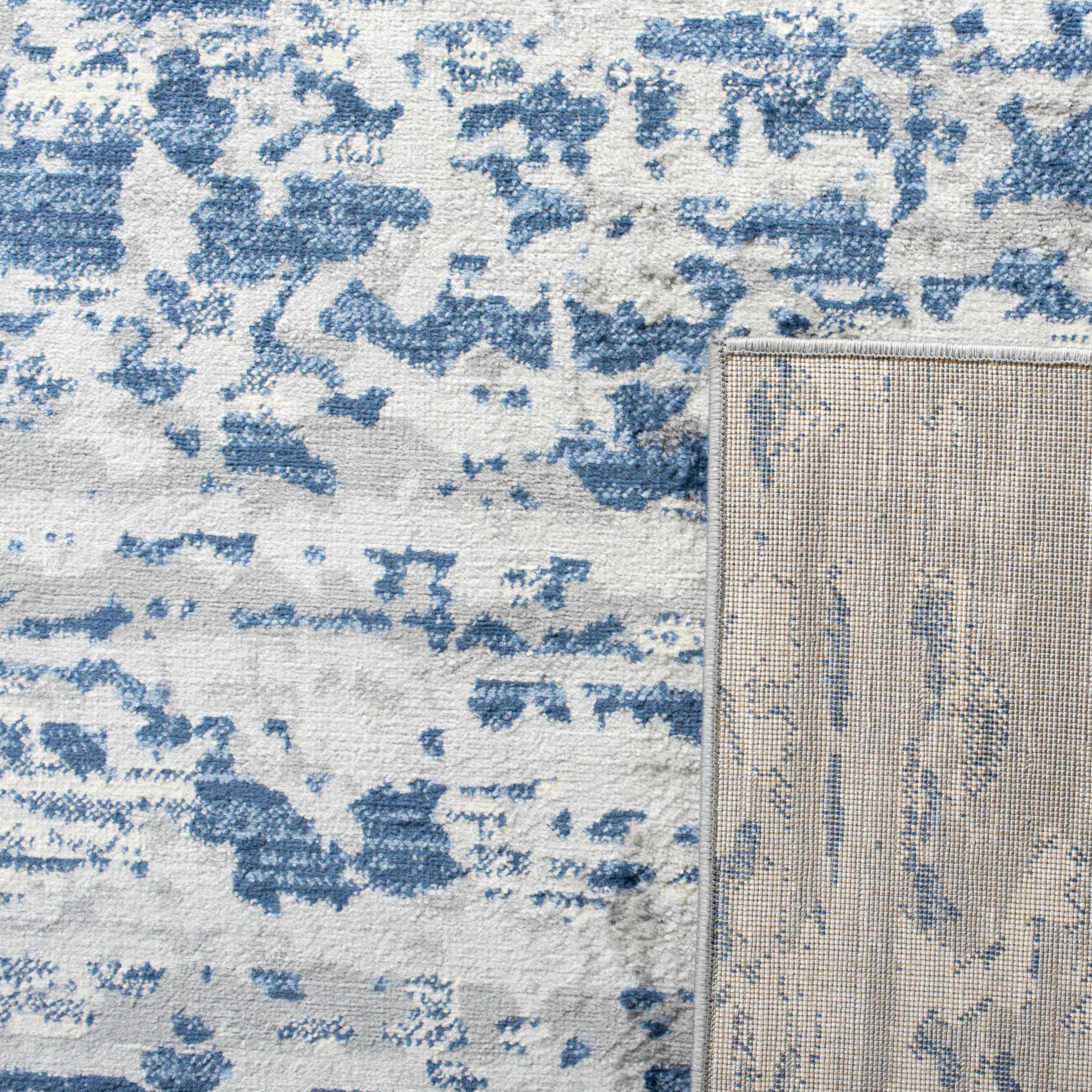 Safavieh Jasper Brandt Abstract Overdyed Runner Rug, Ivory/Blue, 2' x 22'