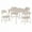 Beige4chairs, variant on 3 Piece Folding Table and Chair Set,Compact Activity Table,Activity Table and Chairs Set,Small Foldable Square Table and Chairs for Daycare,Classrooms and Playrooms