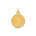 thumbnail image 4 of 14k Yellow Gold Saint Matthew Pendant Medal for Men and Women, Christian Jewelry, Catholic Religious Symbol of Faith and Protection, Spiritual Devotional Accessory, 4 of 6