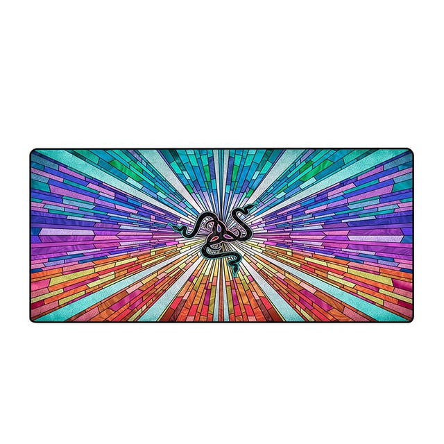 Alfombrilla de ratón grande con borde de bloqueo para teclado Razer XXL, alfombrilla texturizada para escritorio, portátil, oficina, accesorios para PC
