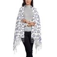 thumbnail image 2 of Sigee World Travel2 for Scarf for Women Winter Warm Scarfs with Fringe, 2 of 8