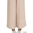 thumbnail image 6 of Zenana Women’s Woven Airflow Drawstring Elastic Waistband Wide-Leg Pants, 6 of 7