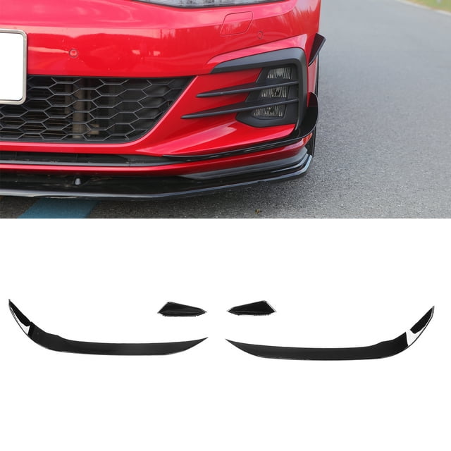 MK7.5 GTD 2017-2020 Front Bumper Aero Kits Canards Wing, UV Resistant, 4PCS Replacement for Aggressive Look, Easy Install