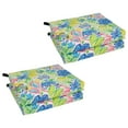 thumbnail image 4 of Blazing Needles Outdoor Chair Cushion, 20" x 19", Annie Chocolate 4 Count, 4 of 5