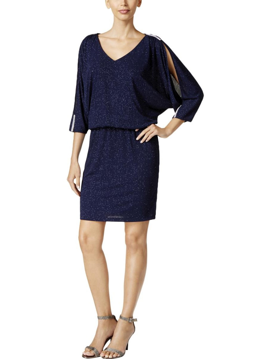 semi formal navy dress