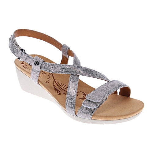 Women's Revere Comfort Shoes Luxor Slingback Wedge Sandal