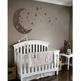 thumbnail image 4 of Moon and Stars Night Sky Vinyl Wall Art Decal Sticker Design for Nursery Room DIY Mural Decoration, 4 of 4