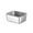 12-A, variant on Stainless Steel Food Preparation Box for Refrigerator Picnic, Rectangular Outdoor Cooking Hot Pot Side Container, Durable Kitchen Storage Bin
