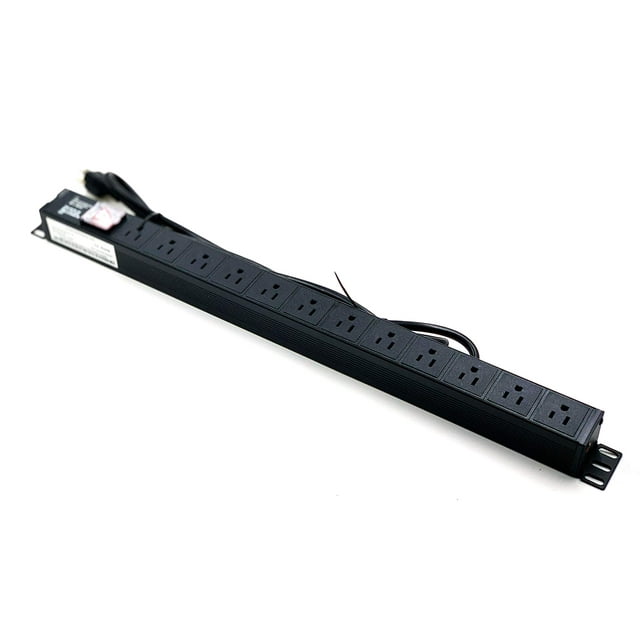 Raising Electronics Unité de Distribution de Puissance à Montage sur Rack 12 Prises 15A PDU avec Interrupteur