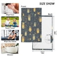 thumbnail image 6 of Yayeee 100% Cotton Hand Towels for Bathroom 16" x 28" Soft Absorbent Kitchen Towel, Orange Fireflies Pattern, 6 of 7