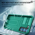 thumbnail image 4 of For Samsung S21 FE Case with Belt Clip Holster, Heavy Duty Military Grade Drop Protective, 360° Rotating Kickstand Shockproof TPU Shell Durable Rugged Cover For Samsung Galaxy S21 FE, Darkgreen, 4 of 15