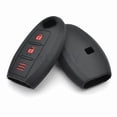 thumbnail image 5 of 3 Button Flip Remote Smart Key Fob Silicone Skin Car Case Cover For Nissan Qashqai Skyline Juke Alissa X-trail Keyless Protector, 5 of 5