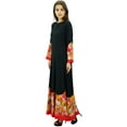 thumbnail image 3 of Phagun Womens Designer Anarkali Kurti Dress Ethnic Black Casual Flared Kurta-10, 3 of 7