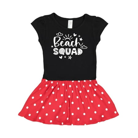 

Inktastic Spring Break Beach Squad Gift Toddler Girl Dress