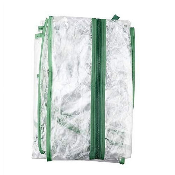 Ewer Mini Greenhouse Cover Replacement, 5 Tier Outdoor Portable Transparent PVC Hot House Cover with Zippered Cover (NO Iron Frame)