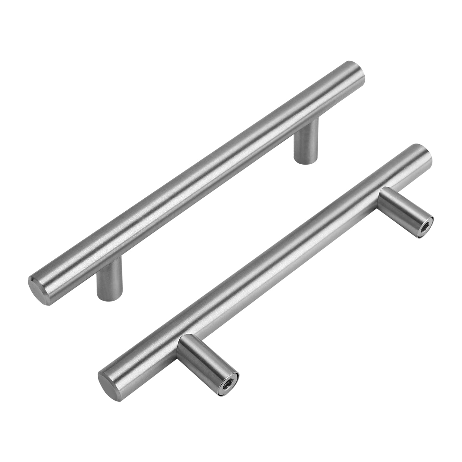 Homdiy 25 Pack Handles Brushed Stainless Pulls Drawer