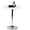 white, variant on PULUOMIS Round Kitchen Bar Table Cafe Table Adjustable Pub Counter Wood Top Swivel (Black)