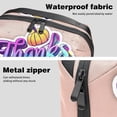 thumbnail image 4 of Thanksgiving Digital Pouch with Oxford Fabric, Waterproof Electronic Organizer Travel Case, Cord and Cable Organizer, Canvas Storage Box Small, Hard Drive Bags Included - 5.9x9.44x3.14 in, 4 of 6