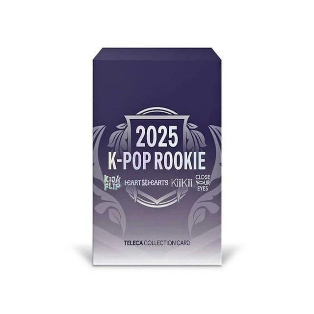 K-Pop Rookie Teleca Collection Cards: 2025 - 10 Packs + Promo Pack