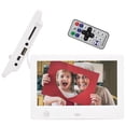 thumbnail image 4 of 7in HD Digital Photo Frame - 800x480 High Definition - Electronic Album with Body Sensor Function - Smart Picture Frame Video Player Display Screen, 16:9, 4 of 7