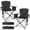 Black 2, variant on SUNSPIRE Black Portable Camping Chair with 4-Can Cooler, Cushioned Seat and Back, Side Pockets and Cup Holder, Includes Carry Bag, Ideal for Camping, Tailgating, Firepits, Patio and Outdoor Use